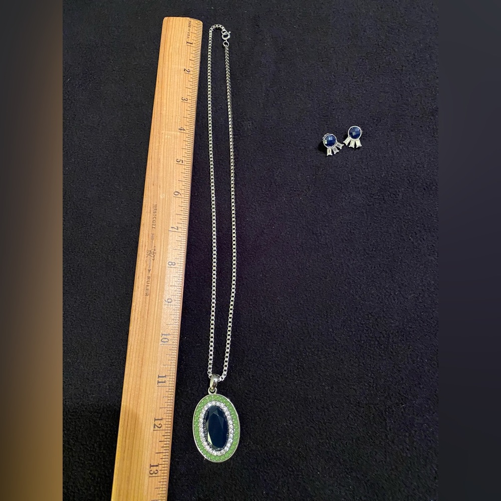 Lia Sophia necklace and earrings